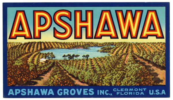 Apshawa Citrus Label