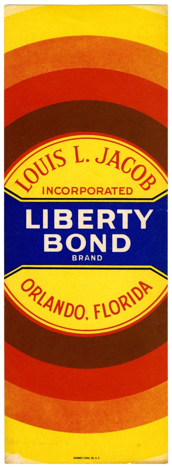 Liberty Bond Brand Produce Label