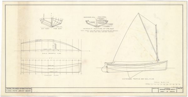 Technical Drawing of an Untitled Vessel, ca. 1938