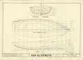 Technical Drawings of the Vessel Ada Elizabeth, ca. 1938