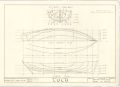 Technical Drawing of the Sloop Lulu, ca. 1938