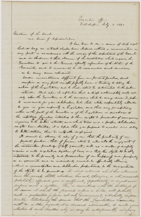 Letterbook of Governor William D. Moseley, 1845-1849