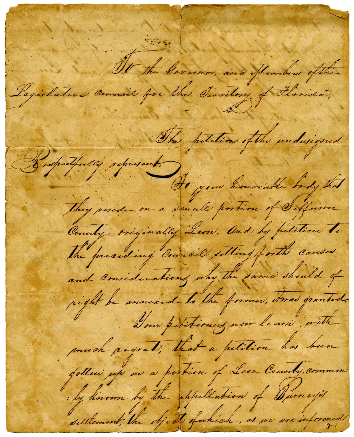 Petition of Citizens Requesting to Remain in Jefferson County, 1831