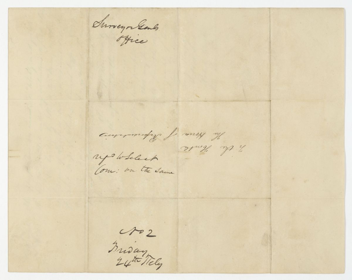 Letters Concerning the Boundary Line Between Florida and Alabama, 1843