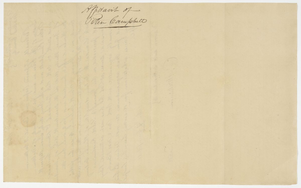 Petition of Nancy Busby Requesting a Divorce, 1843