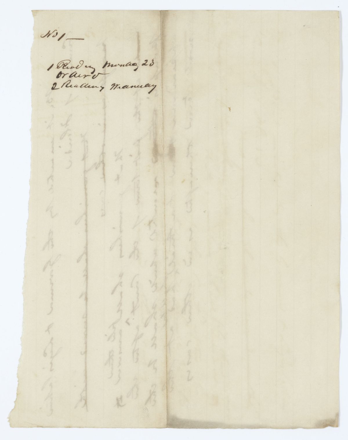 Draft of an Act Relative to Garnishments, 1843