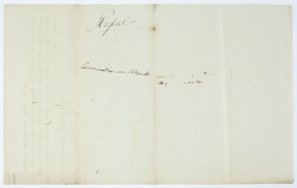 Report of the Select Committee to Whom Was Referred the Petition of Rufus Ballard, circa 1844