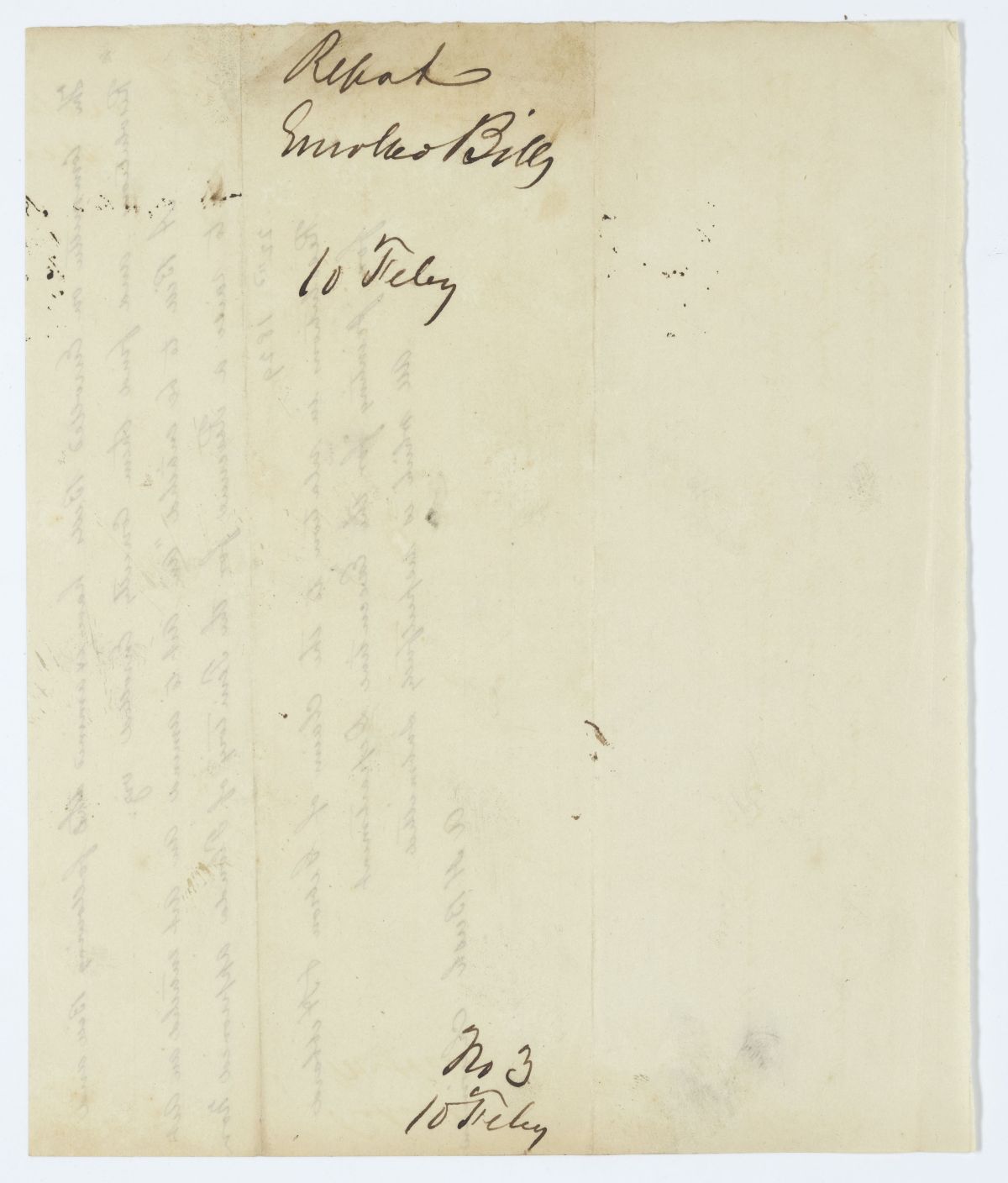 Report of the Committee on Enrolled Bills, circa 1845