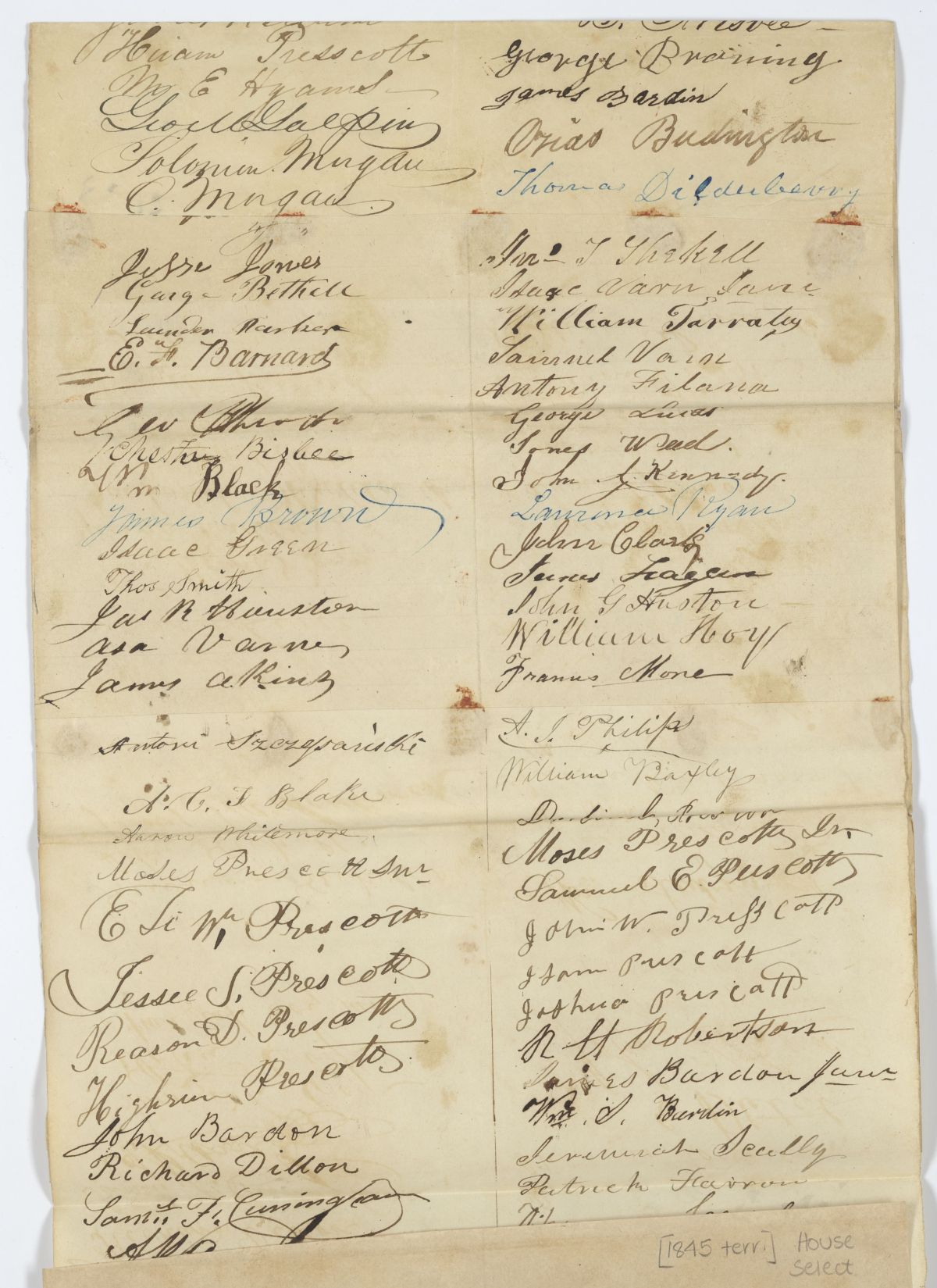 Petition of Citizens of Duval County Requesting a Division of Duval County, 1845