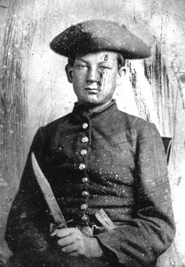 Washington Mackey Ives of the 4th Florida Infantry, Chattanooga, Tennessee, 1862