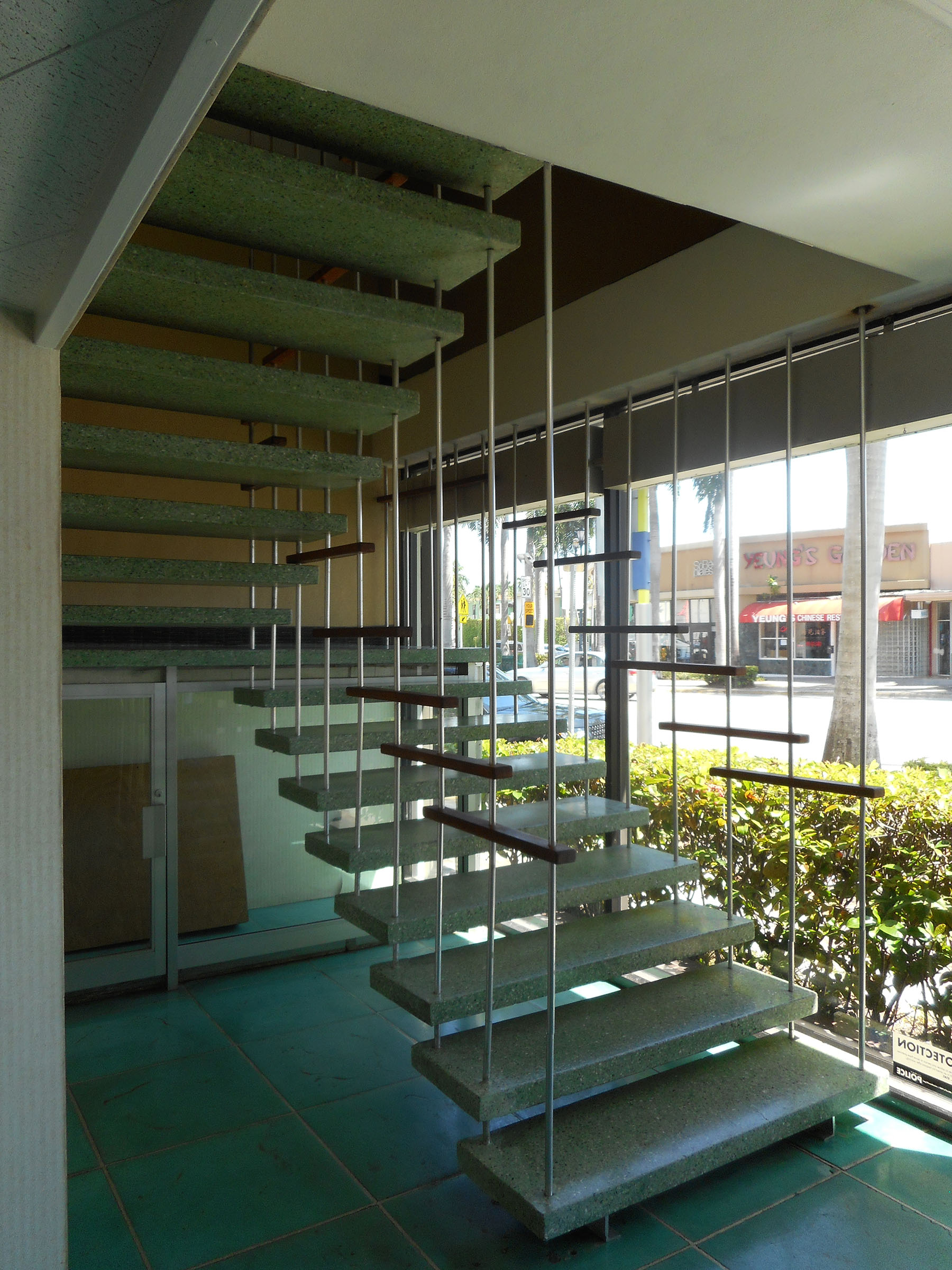 Floating staircase inside the Giller Building (2017).