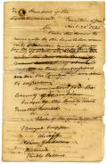 Letter from the Governor to the President of the Territorial Legislative Council Nominating County Officers, 1828