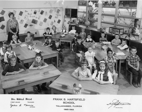 1965-1966 class portrait at Frank S. Hartsfield School