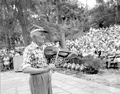 Arthur "Cush" Holston performs with his violin at the Florida Folk Festival - White Springs, Florida