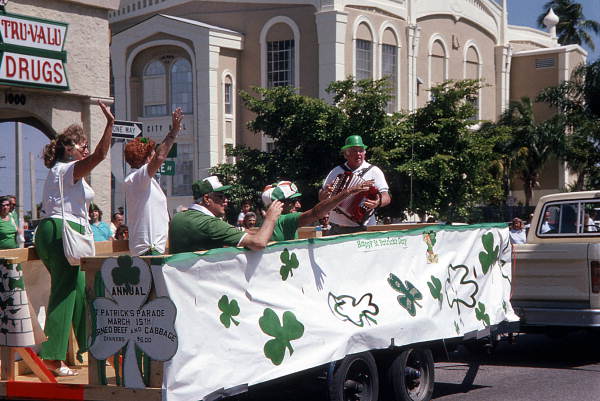 St. Patrick's Day parade in Lake Worth (1988).