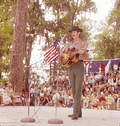 Dale Crider performs at the Florida Folklife Festival - White Springs, Florida