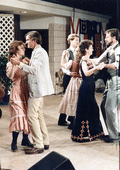 Couples dancing at the 1985 Florida Folk Festival - White Springs, Florida