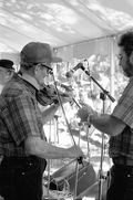 Goose Culbreath, old-time fiddler, performing at the 1992 Florida Folk Festival - White Springs, Florida.