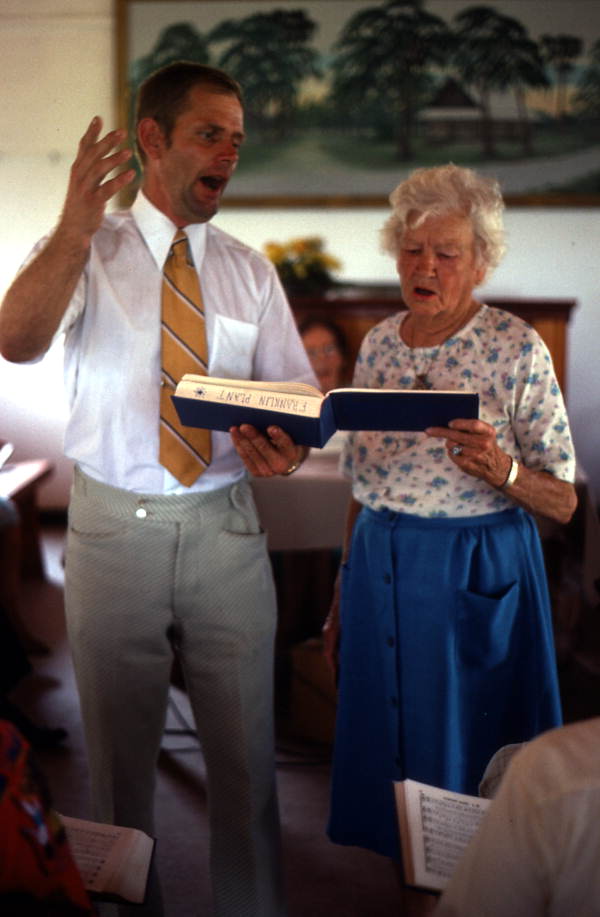 Sacred Harp singing (not after 1979)