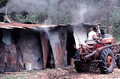 Building where cane syrup is being boiled - Jasper, Florida.