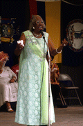 Blues and gospel singer Mary McClain - White Springs, Florida