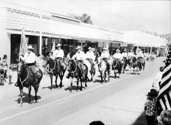 Rodeo parade in Arcadia (1969).