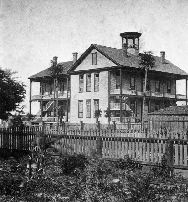 View of Stanton Institute, 1870.