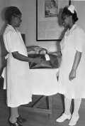 A midwife and her daughter, a registered nurse