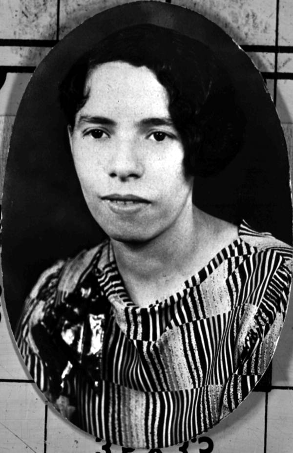 Portrait of Stanton High School French teacher, Cora Ross, ca. 1930.