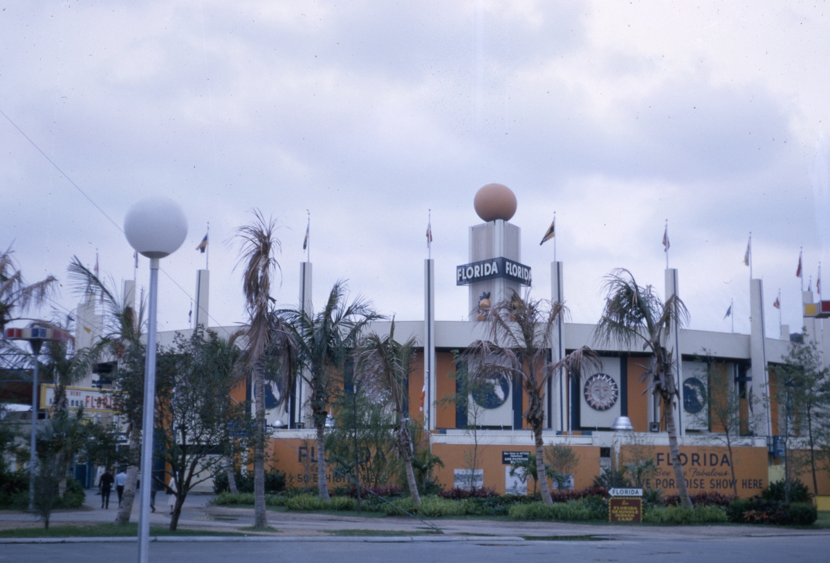 The Florida pavillion at the New York World's Fair of 1964.