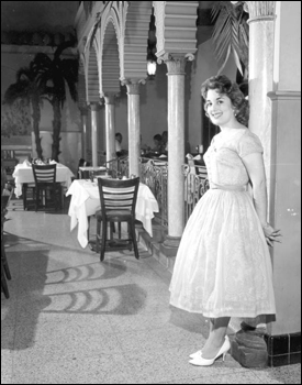 Helen Diaz, Miss Cigar Queen 1960, at the Tri-City Suncoast Festival in Ybor City: Tampa, Florida (1960)