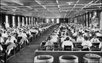 Interior of a large cigar factory: Tampa, Florida (19--?)