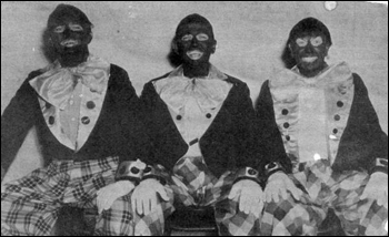 View showing some performers from the 2nd Annual Lions Club Suwannee Minstrel show in Lake Wales, Florida (1952)