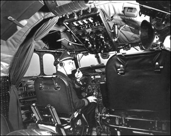 Airline cockpit (ca. 1950)