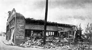 Building destroyed by the hurricane of 1926