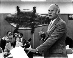 Earl Frye discusses limited alligator hunting: Tallahassee, Florida (1976)