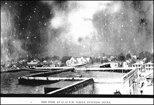 The Fire of 1901, around 12:45 p.m.: Jacksonville, Florida