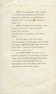 Florida Senate Memorial No. 1462, June 5, 1970 - page 2