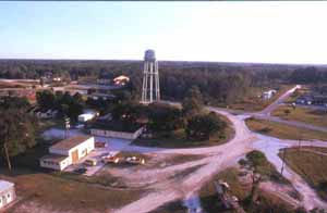 Aerial view of Big Cypress Seminole Indian Reservation (1989)