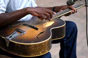 Guitar being played by Tom Walton: White Springs, Florida (1982)