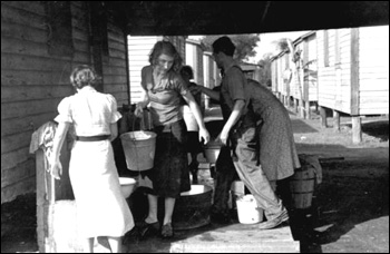 Migrant camp water supply: Belle Glade, Florida (1937)