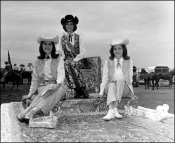 Unidentified cowgirls: Kissimmee, Florida (1966)