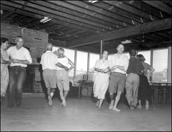 Square dancers at the trailer park: Sarasota, Florida (1957)