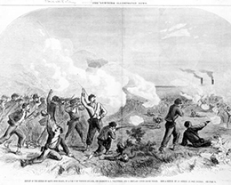 Defeat of the rebels on Santa Rosa Isand, by a part of Wilson’s Zouaves, 6th Regiment New York Volunteers (October 1861)