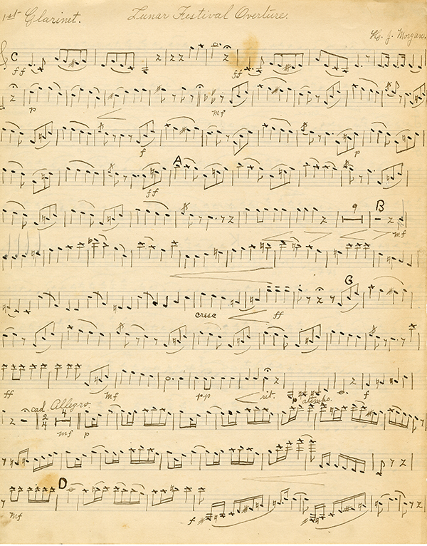 Lunar Festival Overture — From Koreshan Unity sheet music collection
