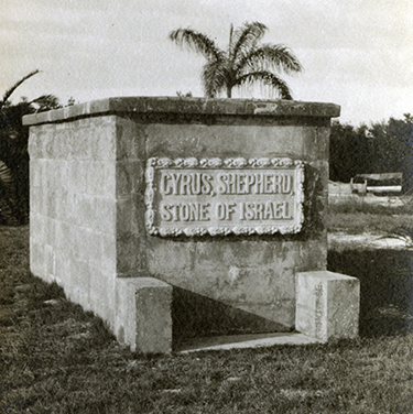 Teed’s mausoleum