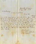 Letter from B. A. Vaughan, T. S. Rogers and T. B. Goldsby to Governor Thomas Brown, 1853