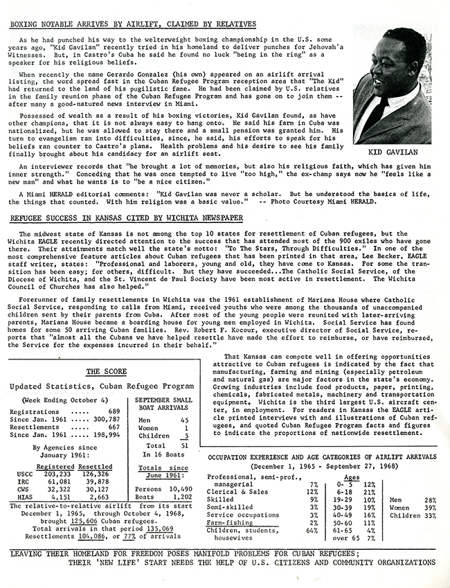 Resettlement Re-Cap, October 1968