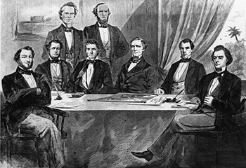 The Cabinet of the Confederate States at Montgomery (1861)