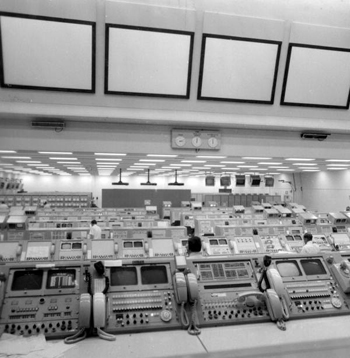 Computers and employees at the Kennedy Space Center: Cape Canaveral, Florida (1972)